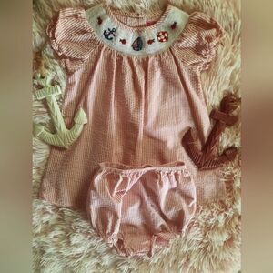 "GoodLad" Smocked Dress W/ Bloomers Sz. 24 Mo.